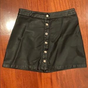 Forever 21 leather skirt